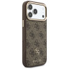 Funda Guess 4G con cartera, MagSafe, para Apple iPhone 18 Pro Max / 17 Pro Max, marrón