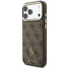 Funda Guess 4G con monedero y cordón, MagSafe, para Apple iPhone 18 Pro / 17 Pro, marrón