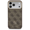 Funda Guess 4G con cartera y cordón, MagSafe, para Apple iPhone 18 Pro Max / 17 Pro Max, marrón