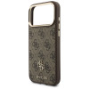 Funda Guess 4G con cartera y cordón, MagSafe, para Apple iPhone 18 Pro Max / 17 Pro Max, marrón
