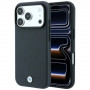 Funda MagSafe BMW Kevlar Metal Logo para Apple iPhone 18 Pro / 17 Pro, antracita