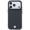 Funda MagSafe BMW Kevlar Metal Logo para Apple iPhone 18 Pro / 17 Pro, antracita