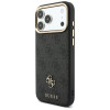 Funda Guess 4G con cartera y cordón, MagSafe, para Apple iPhone 18 Pro / 17 Pro, marrón
