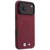 Funda MagSafe BMW M Carbon Printed Ring para Apple iPhone 18 Pro / 17 Pro, burdeos