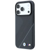 Funda MagSafe BMW M Tire Track with Silver Line para Apple iPhone 18 Pro Max / 17 Pro Max, antracita