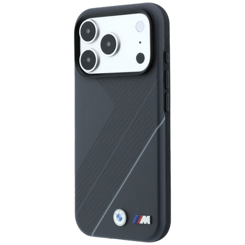 Funda MagSafe BMW M Tire Track with Silver Line para Apple iPhone 18 Pro Max / 17 Pro Max, antracita