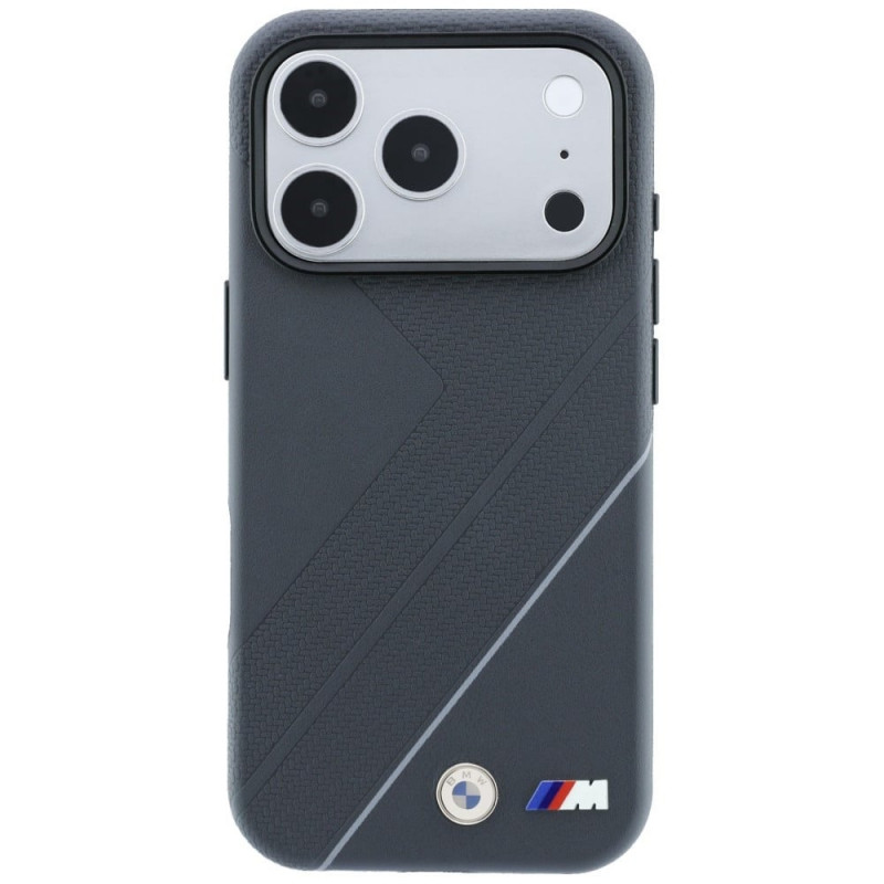 Funda MagSafe BMW M Tire Track with Silver Line para Apple iPhone 18 Pro Max / 17 Pro Max, antracita