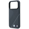 Funda MagSafe BMW M Tire Track with Silver Line para Apple iPhone 18 Pro Max / 17 Pro Max, antracita