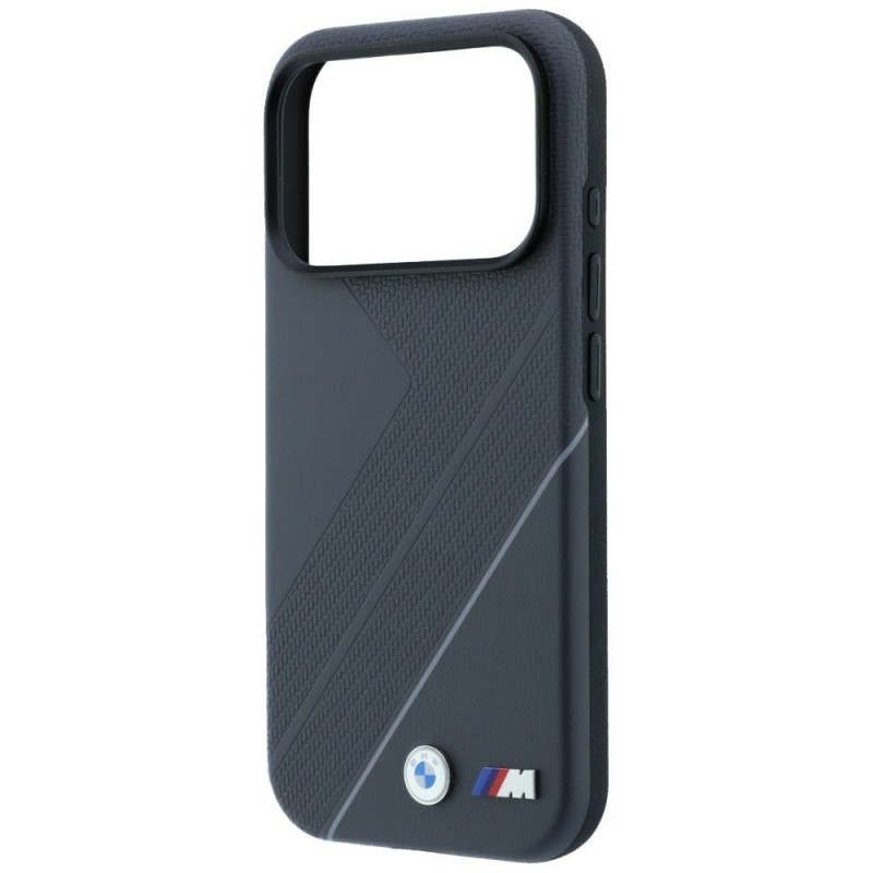 Funda MagSafe BMW M Tire Track with Silver Line para Apple iPhone 18 Pro Max / 17 Pro Max, antracita