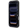 Funda MagSafe BMW M Quadrille Kevlar Metal Logo para Apple iPhone 18 Pro Max / 17 Pro Max, azul marino