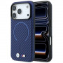 Funda MagSafe BMW M Carbon Printed Ring para Apple iPhone 18 Pro / 17 Pro, azul marino