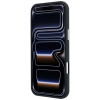 BMW Funda y set de cartera con patrón acolchado y logo metálico para Apple iPhone 18 Pro / 17 Pro, negro