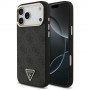 Funda MagSafe Guess 4G Triangle Logo para Apple iPhone 18 Pro Max / 17 Pro Max, negro dorado