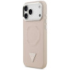 Funda MagSafe Triangle Logo Guess para Apple iPhone 18 Pro Max / 17 Pro Max, rosa