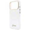 Funda Guess IML Script Metal MagSafe para Apple iPhone 18 Pro / 17 Pro, transparente