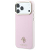 Funda MagSafe Guess Saffiano Small 4G & Classic Logo para Apple iPhone 18 Pro / 17 Pro, rosa