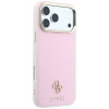 Funda MagSafe Guess Saffiano Small 4G & Classic Logo para Apple iPhone 18 Pro / 17 Pro, rosa