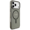 Funda MagSafe Guess IML Glitter Pearl Strap para Apple iPhone 18 Pro Max / 17 Pro Max, negra