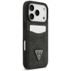 Funda triangular Guess 4G Double Card para Apple iPhone 18 Pro / 17 Pro, negra