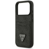Funda triangular Guess 4G Double Card para Apple iPhone 18 Pro / 17 Pro, negra