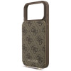 Funda cruzada Guess 4G Cardslots & Magnetic Closure para Apple iPhone 18 Pro Max / 17 Pro Max, marrón