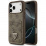 Funda triangular de doble tarjeta 4G Guess para Apple iPhone 18 Pro Max / 17 Pro Max, marrón