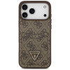 Funda triangular de doble tarjeta 4G Guess para Apple iPhone 18 Pro Max / 17 Pro Max, marrón