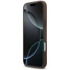 Funda triangular de doble tarjeta 4G Guess para Apple iPhone 18 Pro Max / 17 Pro Max, marrón