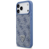 Funda triangular Guess 4G Double Card para Apple iPhone 18 Pro Max / 17 Pro Max, azul