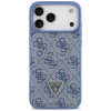 Funda triangular Guess 4G Double Card para Apple iPhone 18 Pro Max / 17 Pro Max, azul