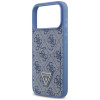 Funda triangular Guess 4G Double Card para Apple iPhone 18 Pro Max / 17 Pro Max, azul