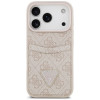 Funda triangular Guess 4G Double Card para Apple iPhone 18 Pro Max / 17 Pro Max, rosa