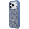 Funda triangular Guess 4G Double Card para Apple iPhone 18 Pro / 17 Pro, azul