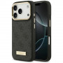 Funda Guess 4G Logo Plate MagSafe para Apple iPhone 18 Pro Max / 17 Pro Max, negra