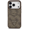 Funda triangular Guess 4G Double Card para Apple iPhone 18 Pro / 17 Pro, marrón