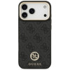 Funda MagSafe Guess 4G Strass Logo para Apple iPhone 18 Pro Max / 17 Pro Max, negra