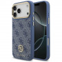 Funda MagSafe Guess 4G Strass Logo para Apple iPhone 18 Pro Max / 17 Pro Max, azul