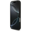 Funda MagSafe Guess Croco Triangle Logo para Apple iPhone 18 Pro / 17 Pro, negra