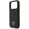 Funda MagSafe Guess Croco Triangle Logo para Apple iPhone 18 Pro / 17 Pro, negra