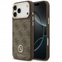 Funda MagSafe Guess 4G Strass Logo para Apple iPhone 18 Pro Max / 17 Pro Max, marrón
