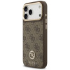 Funda MagSafe Guess 4G Strass Logo para Apple iPhone 18 Pro Max / 17 Pro Max, marrón