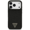 Funda MagSafe Guess Croco Triangle Logo para Apple iPhone 18 Pro Max / 17 Pro Max, negra
