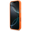 Funda MagSafe Guess Peony Hot Stamp para Apple iPhone 18 Pro Max / 17 Pro Max, naranja