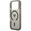 Funda MagSafe Guess IML Gradient Triangle Logo para Apple iPhone 18 Pro Max / 17 Pro Max, negra