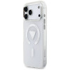 Funda MagSafe Guess IML Gradient Triangle Logo para Apple iPhone 18 Pro Max / 17 Pro Max, Transparente