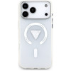 Funda MagSafe Guess IML Gradient Triangle Logo para Apple iPhone 18 Pro Max / 17 Pro Max, Transparente