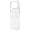 Funda MagSafe Guess IML Gradient Triangle Logo para Apple iPhone 18 Pro Max / 17 Pro Max, Transparente