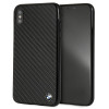 Funda rígida BMW BMHCI65MBC Signature Carbon para Apple iPhone XS Max, negra
