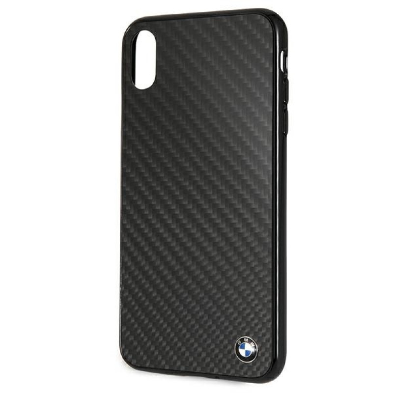 Funda rígida BMW BMHCI65MBC Signature Carbon para Apple iPhone XS Max, negra