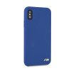 BMW BMHCPXMSILNA Funda rígida Silicone M Collection para Apple iPhone X / XS, azul marino